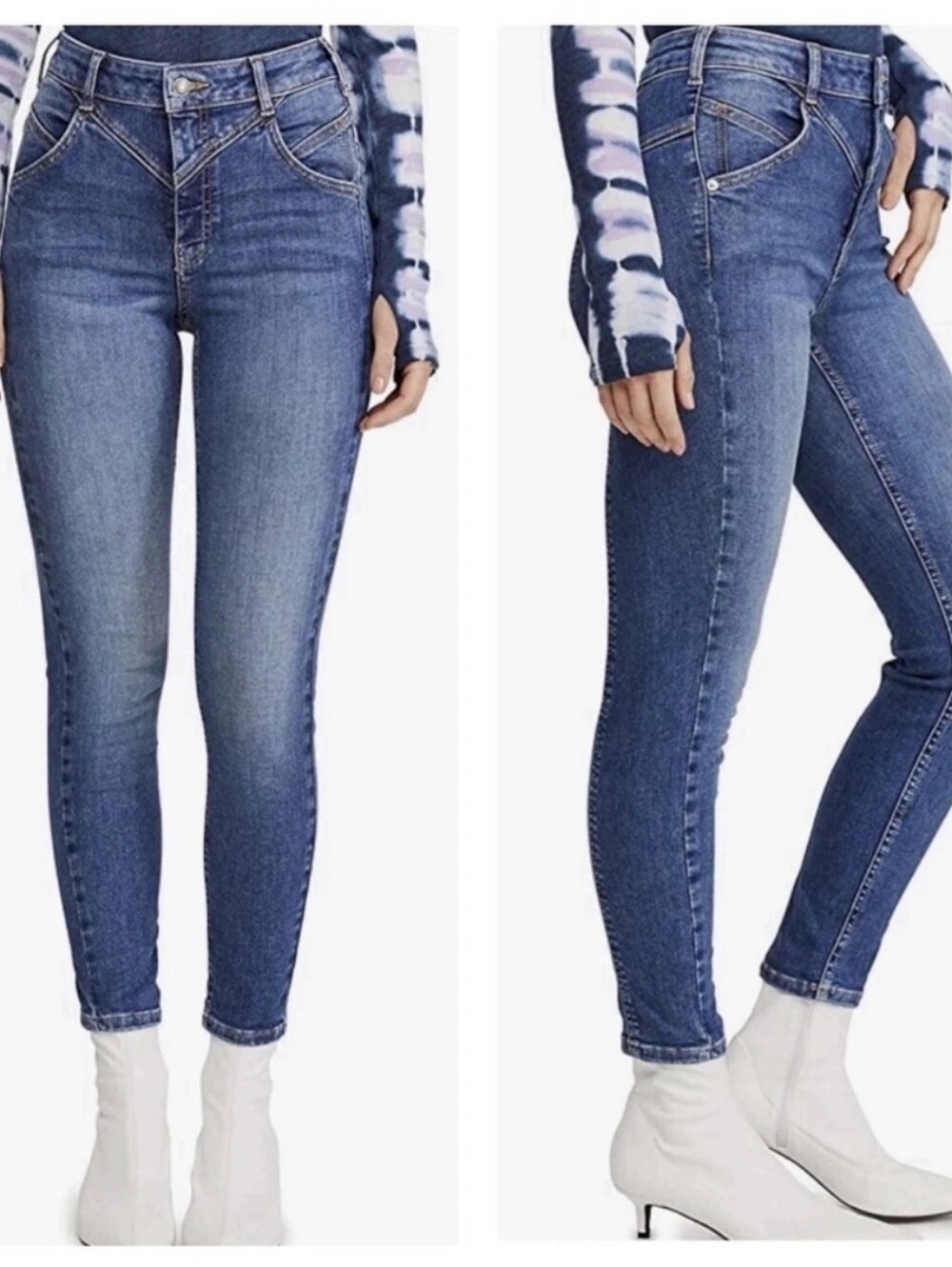 We The Free | Free People Daybreak Riley Skinny Jeans - Picture 7 of 14